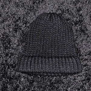 Women’s Black Crochet Beanie